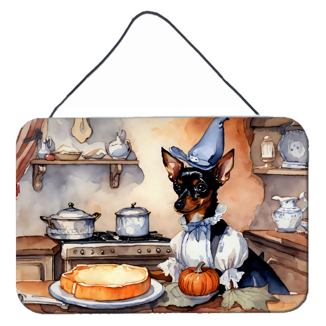 Buy this Miniature Pinscher Fall Kitchen Pumpkins Wall or Door Hanging Prints