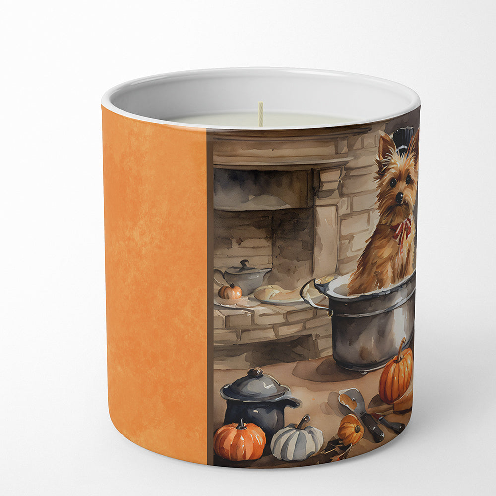 Norwich Terrier Fall Kitchen Pumpkins Decorative Soy Candle