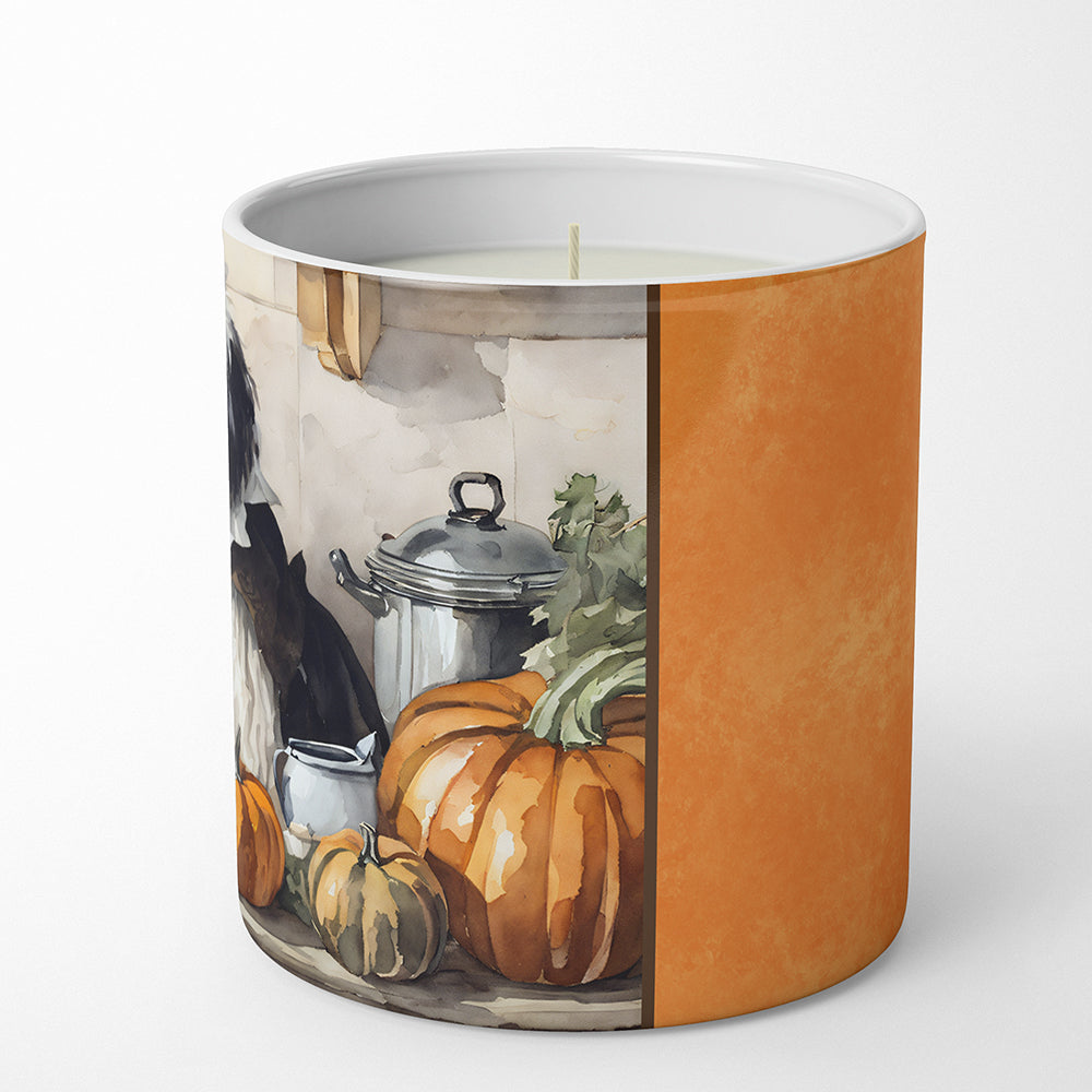 Old English Sheepdog Fall Kitchen Pumpkins Decorative Soy Candle  the-store.com.