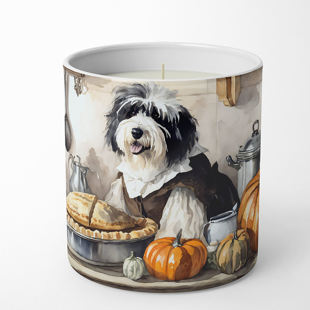 Buy this Old English Sheepdog Fall Kitchen Pumpkins Decorative Soy Candle