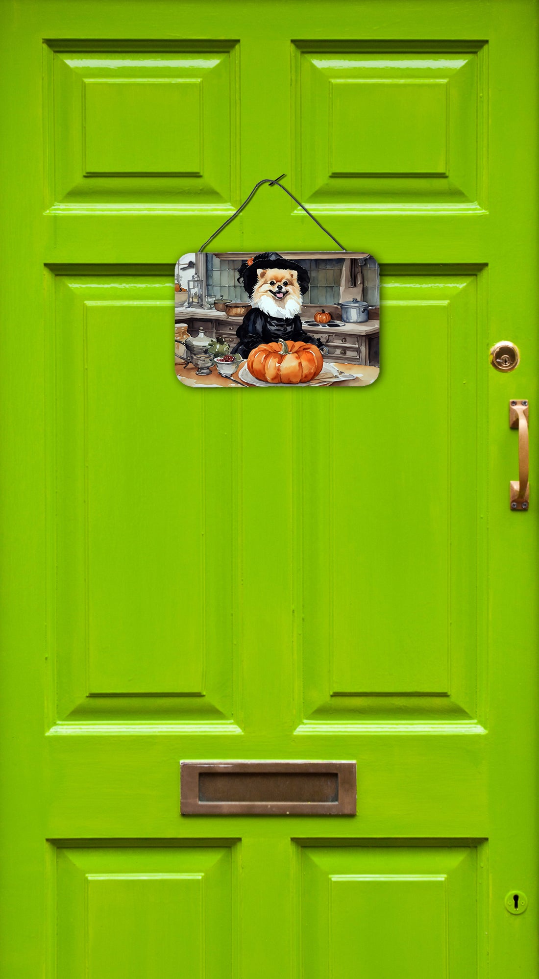 Pomeranian Fall Kitchen Pumpkins Wall or Door Hanging Prints  the-store.com.