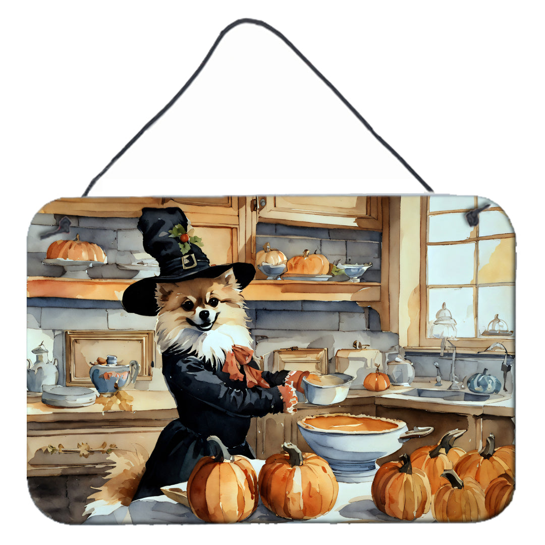 Buy this Pomeranian Fall Kitchen Pumpkins Wall or Door Hanging Prints