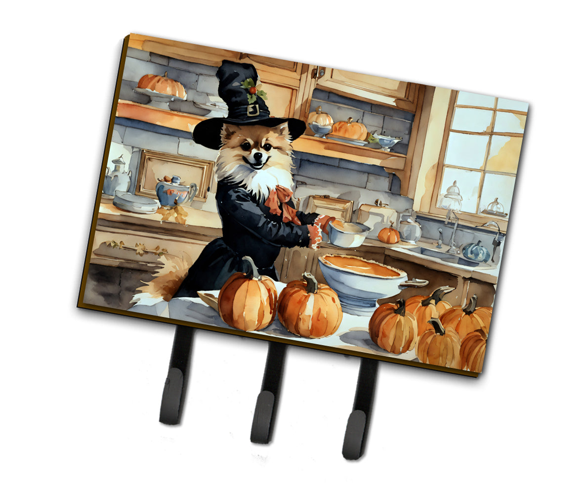 Buy this Pomeranian Fall Kitchen Pumpkins Leash or Key Holder