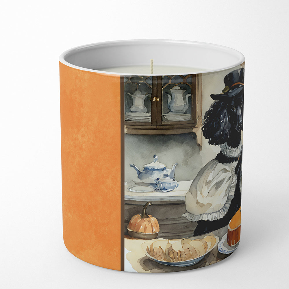 Poodle Fall Kitchen Pumpkins Decorative Soy Candle