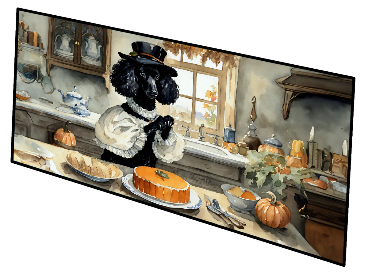 Buy this Poodle Fall Kitchen Pumpkins Runner Mat 28x58