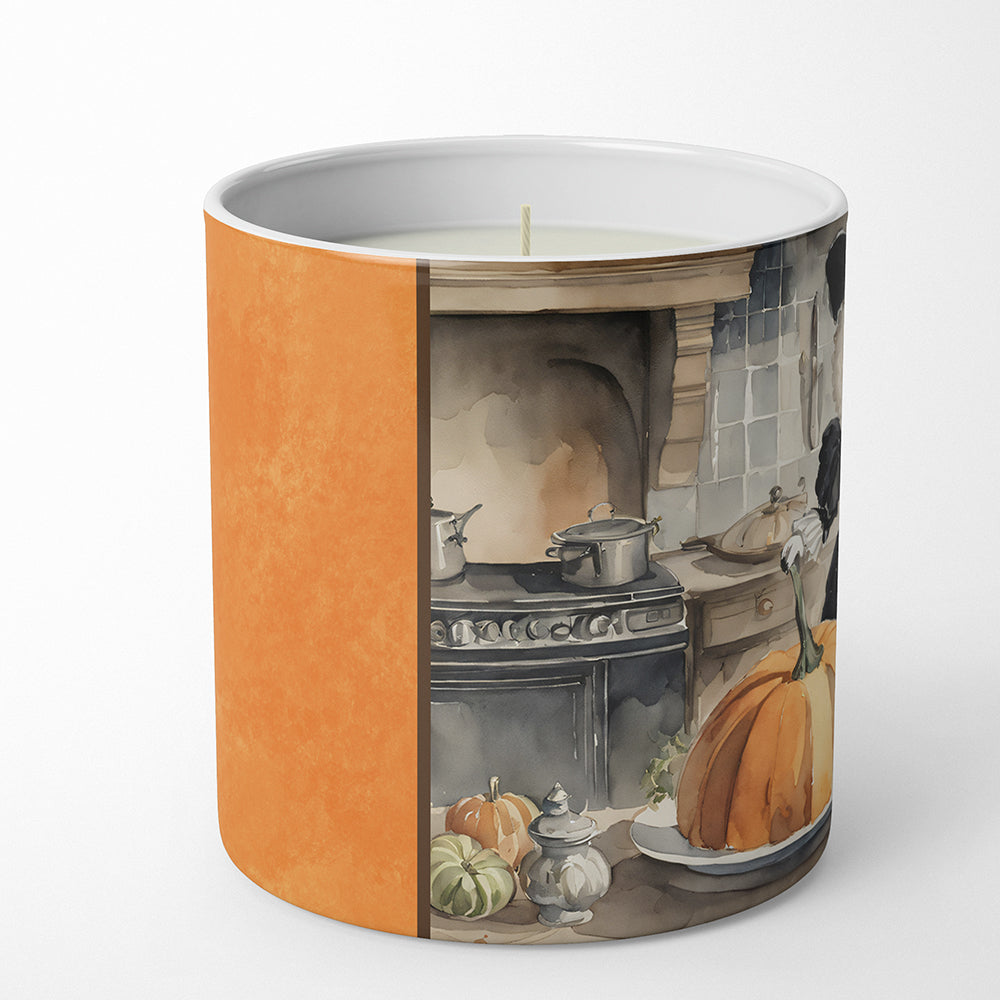 Poodle Fall Kitchen Pumpkins Decorative Soy Candle