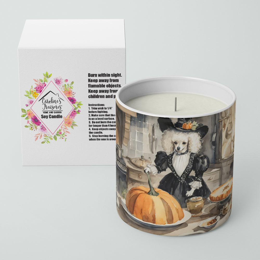 Poodle Fall Kitchen Pumpkins Decorative Soy Candle  the-store.com.