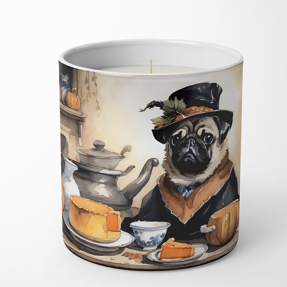 Buy this Pug Fall Kitchen Pumpkins Decorative Soy Candle