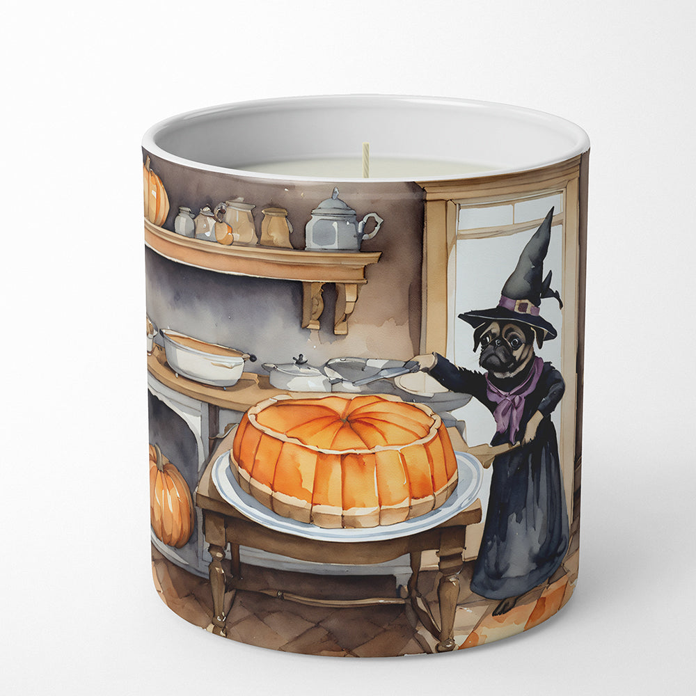 Pug Fall Kitchen Pumpkins Decorative Soy Candle