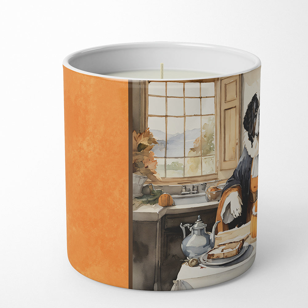 Buy this Saint Bernard Fall Kitchen Pumpkins Decorative Soy Candle