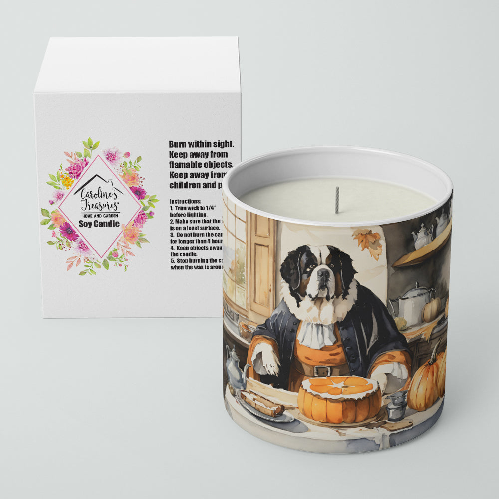 Saint Bernard Fall Kitchen Pumpkins Decorative Soy Candle