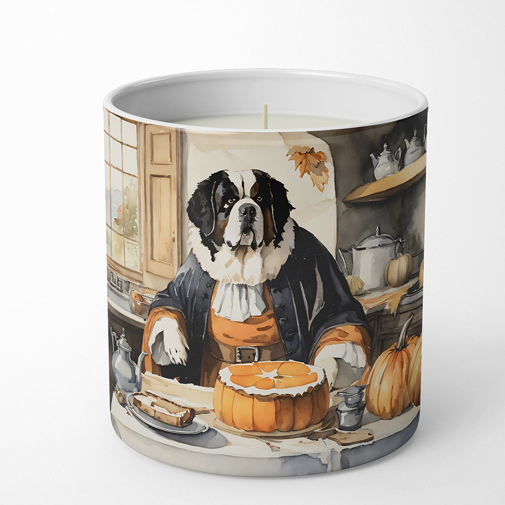 Buy this Saint Bernard Fall Kitchen Pumpkins Decorative Soy Candle