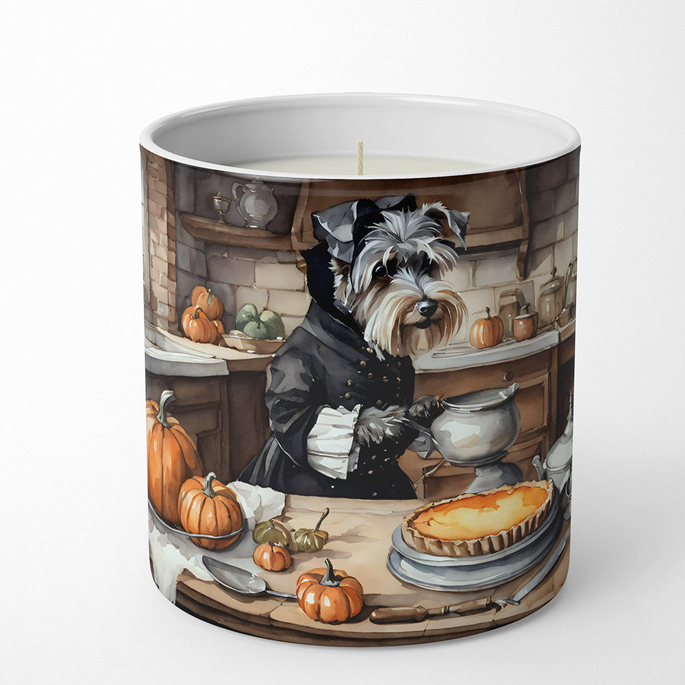 Buy this Schnauzer Fall Kitchen Pumpkins Decorative Soy Candle