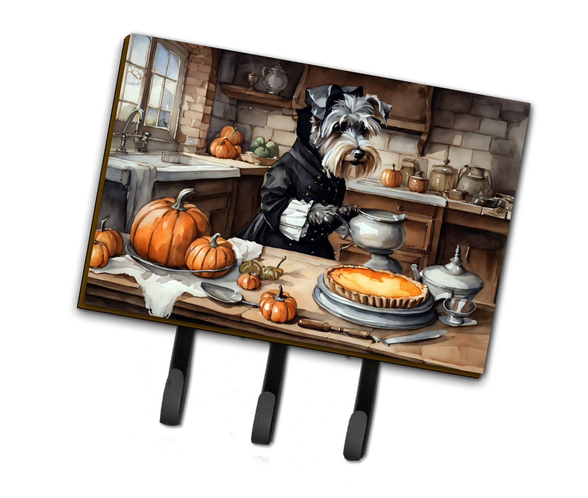 Buy this Schnauzer Fall Kitchen Pumpkins Leash or Key Holder