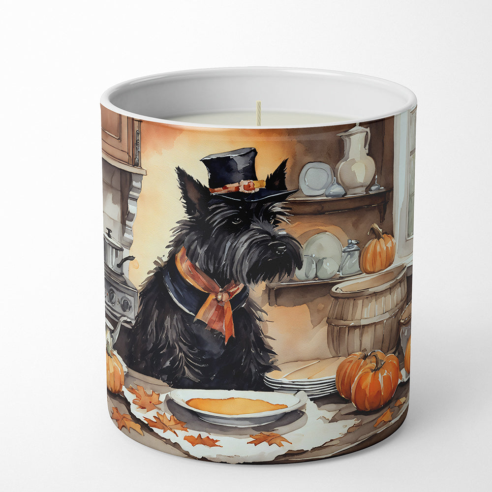 Buy this Scottish Terrier Fall Kitchen Pumpkins Decorative Soy Candle