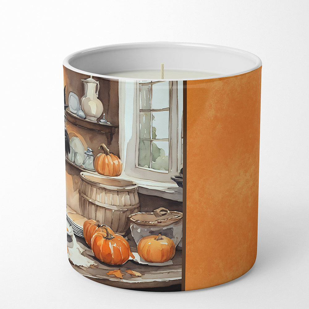 Scottish Terrier Fall Kitchen Pumpkins Decorative Soy Candle