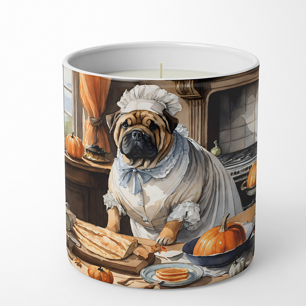 Buy this Shar Pei Fall Kitchen Pumpkins Decorative Soy Candle