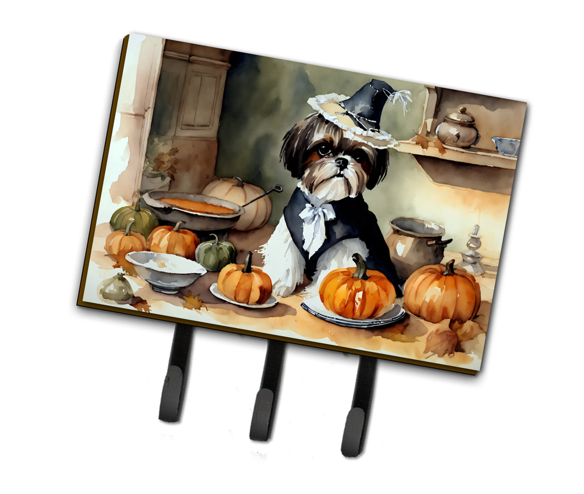 Buy this Shih Tzu Fall Kitchen Pumpkins Leash or Key Holder