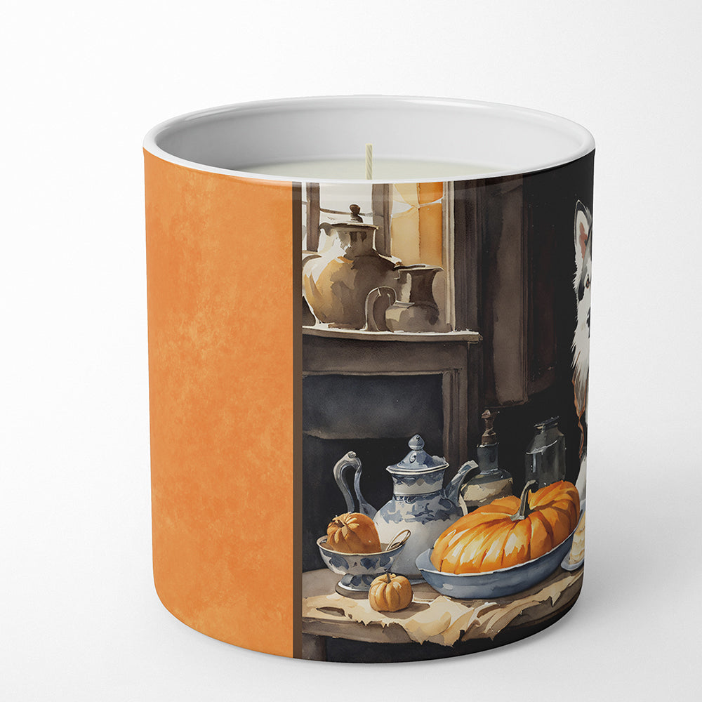 Siberian Husky Fall Kitchen Pumpkins Decorative Soy Candle