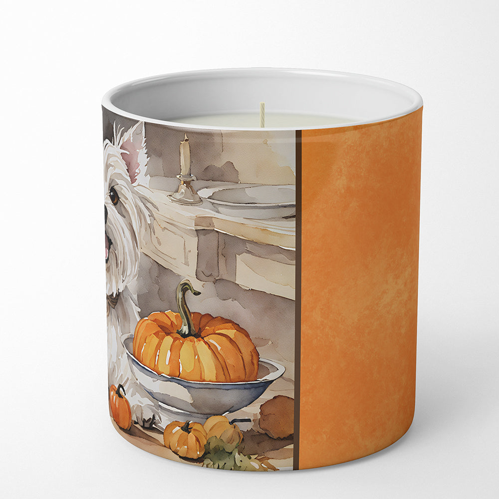 Westie Fall Kitchen Pumpkins Decorative Soy Candle  the-store.com.