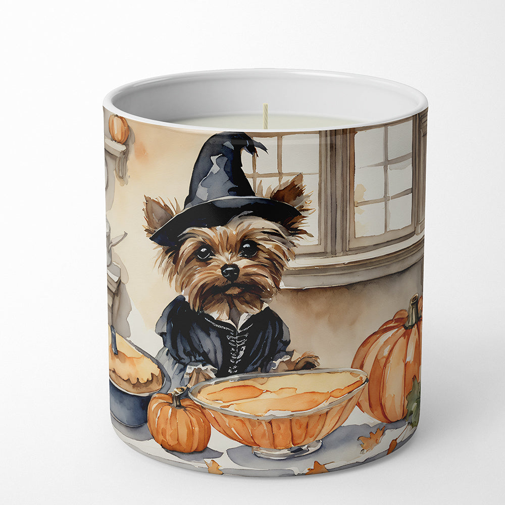 Yorkie Fall Kitchen Pumpkins Decorative Soy Candle