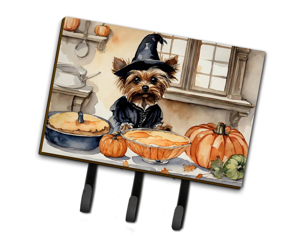 Buy this Yorkie Fall Kitchen Pumpkins Leash or Key Holder