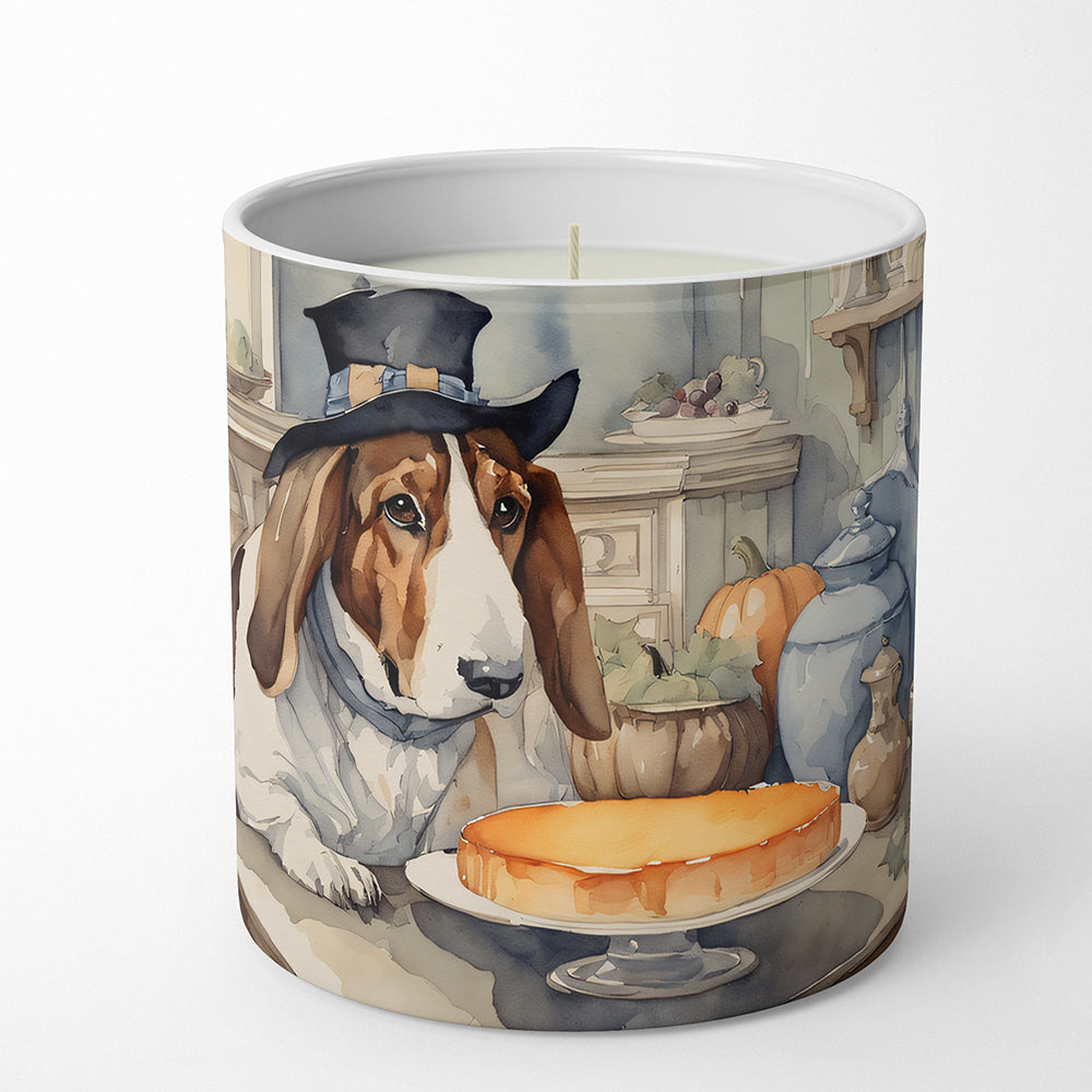 Buy this Basset Hound Fall Kitchen Pumpkins Decorative Soy Candle