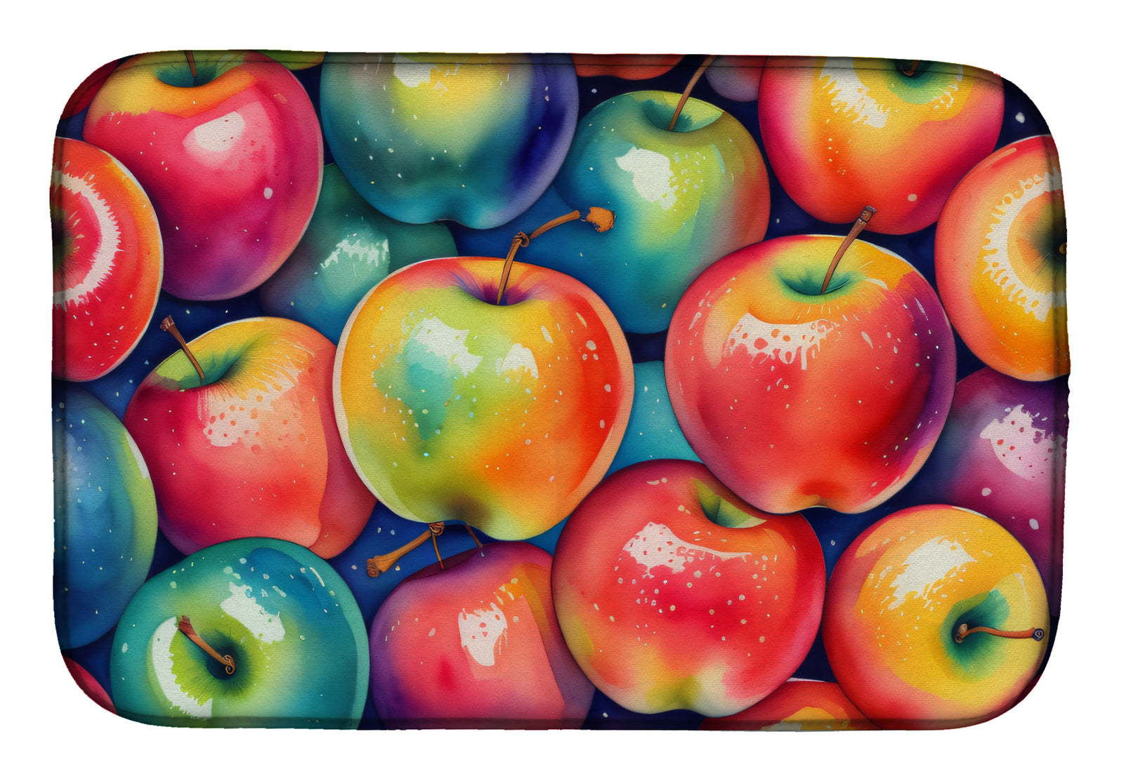 Buy this Colorful Apples Dish Drying Mat