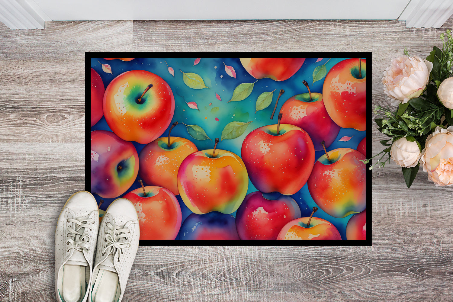 Buy this Colorful Apples Indoor or Outdoor Mat 24x36