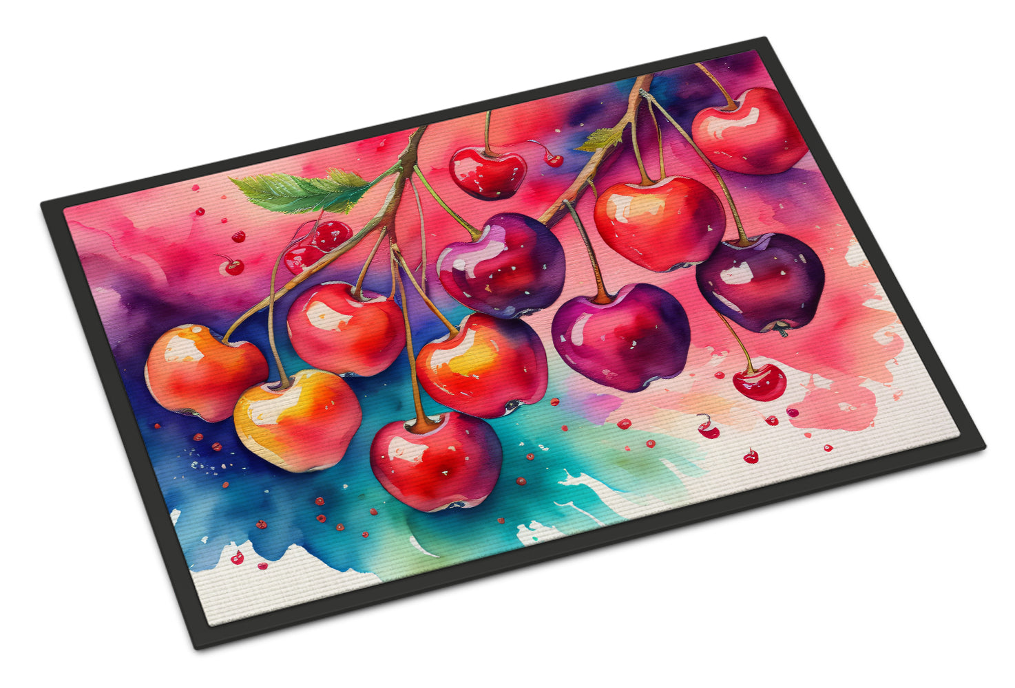 Buy this Colorful Cherries Indoor or Outdoor Mat 24x36