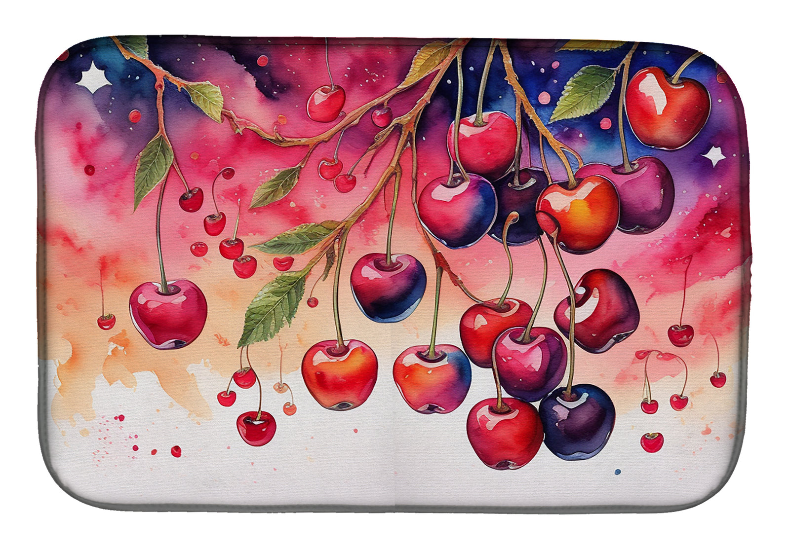 Buy this Colorful Cherries Dish Drying Mat