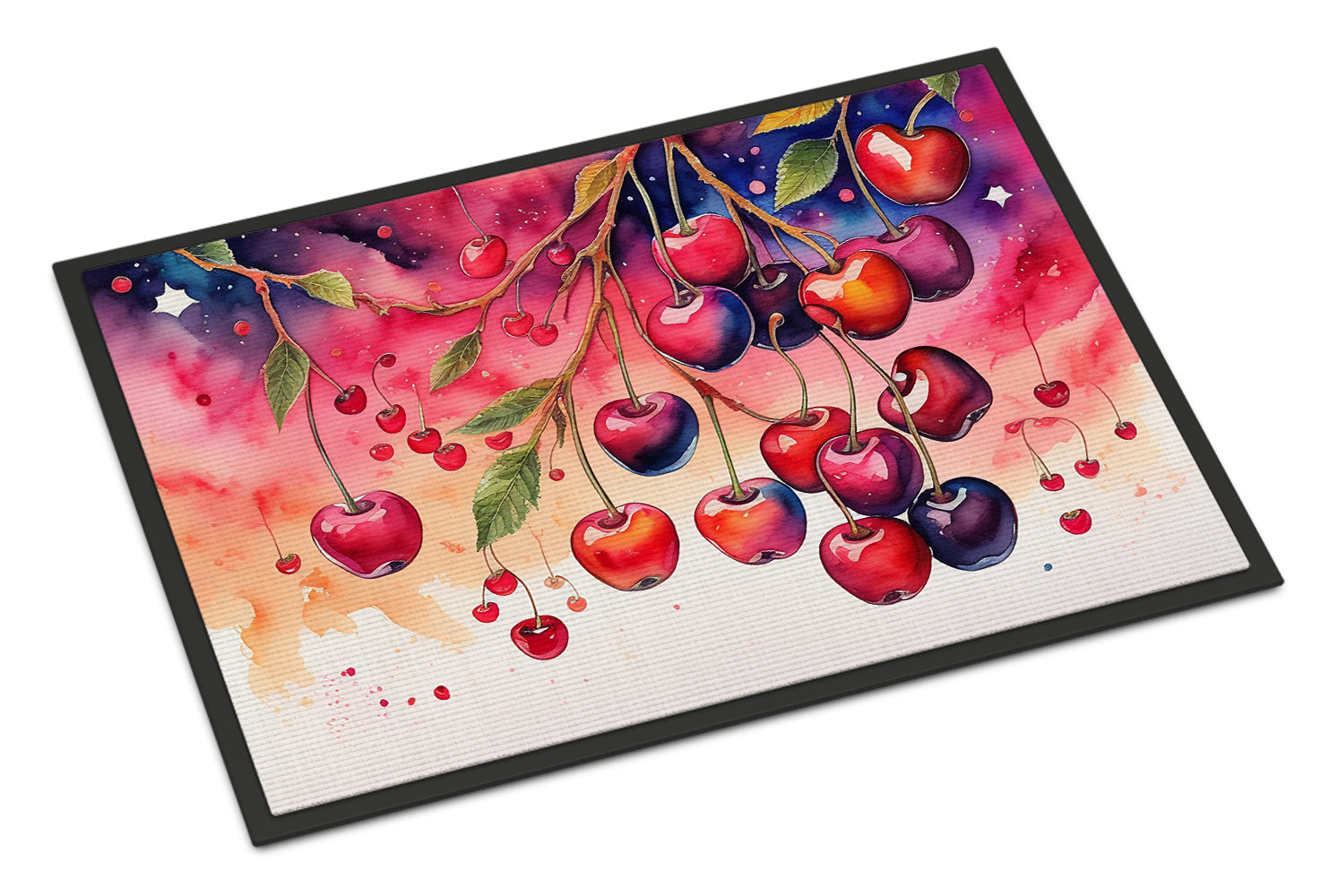 Buy this Colorful Cherries Indoor or Outdoor Mat 24x36