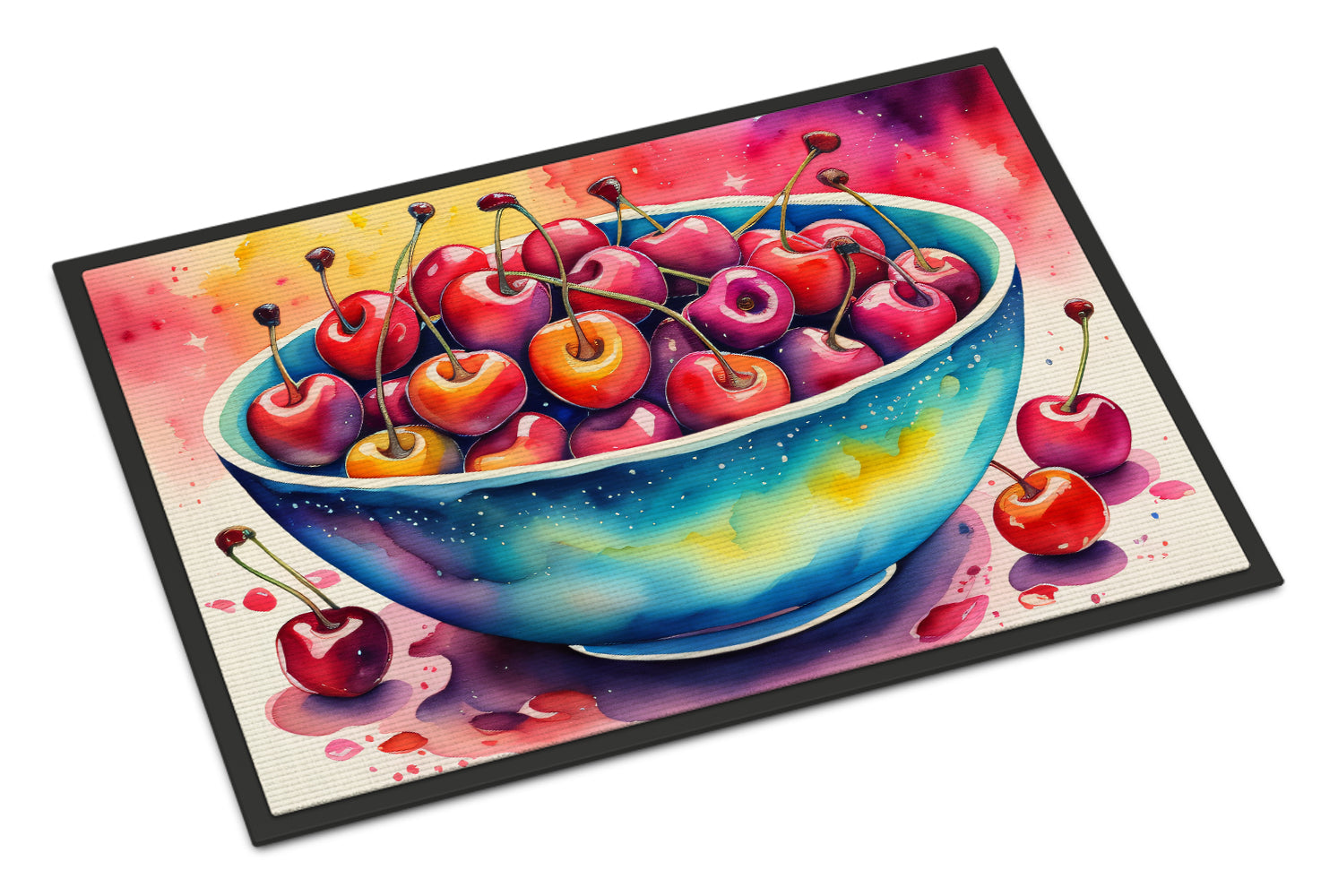 Buy this Colorful Cherries Indoor or Outdoor Mat 24x36