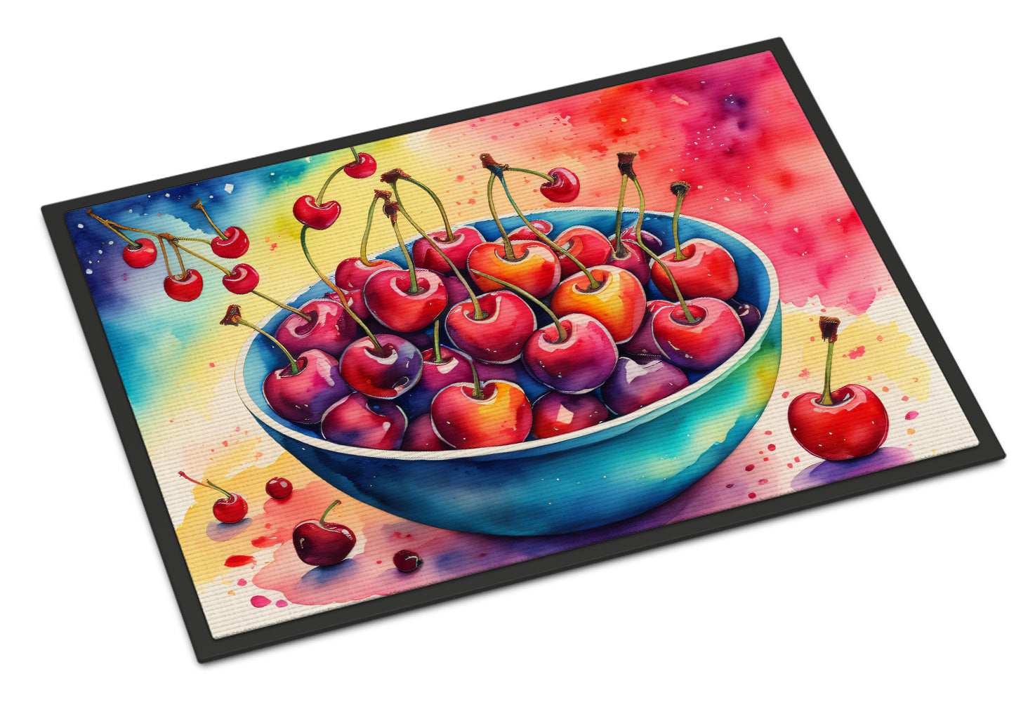 Buy this Colorful Cherries Indoor or Outdoor Mat 24x36