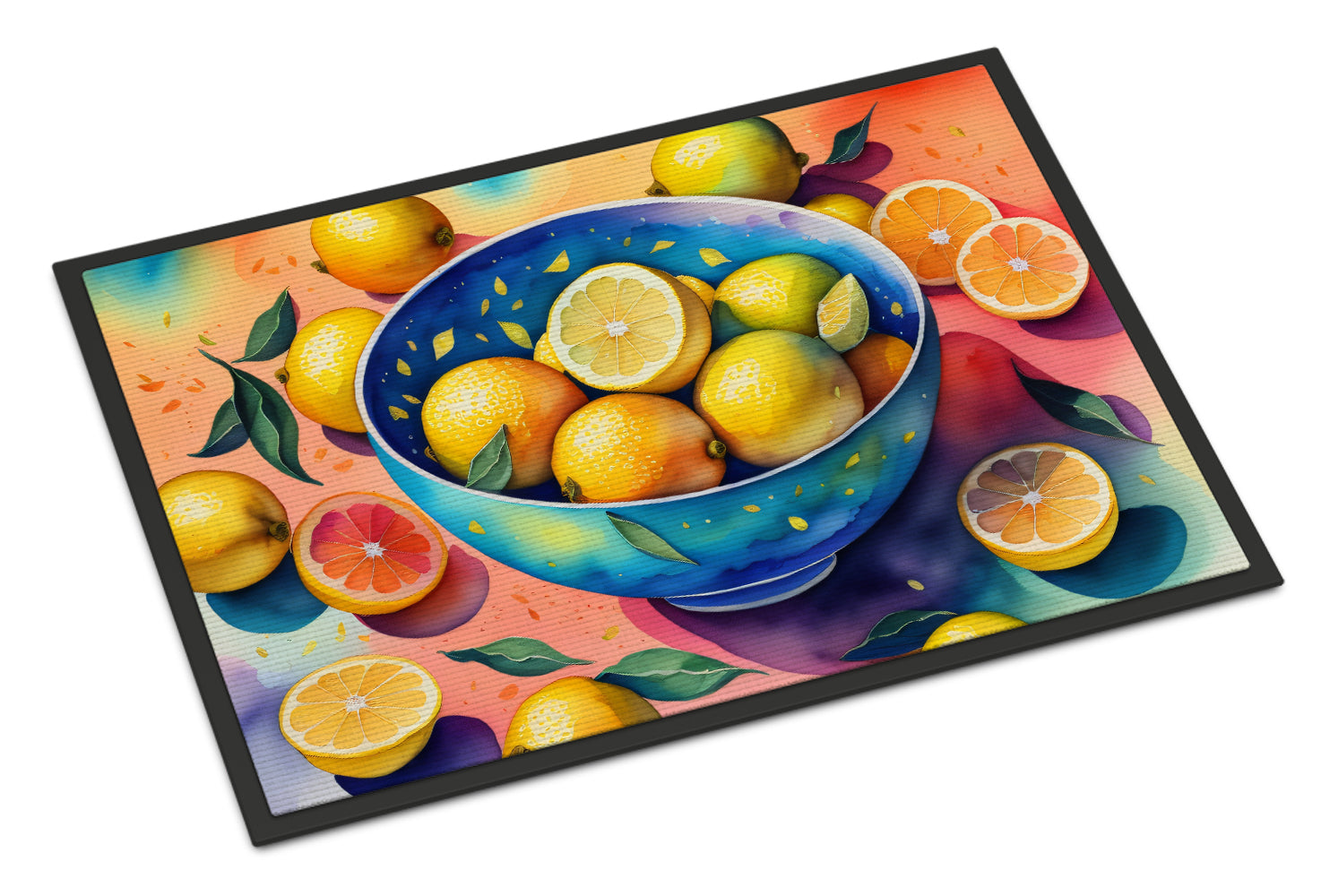 Buy this Colorful Lemons Indoor or Outdoor Mat 24x36