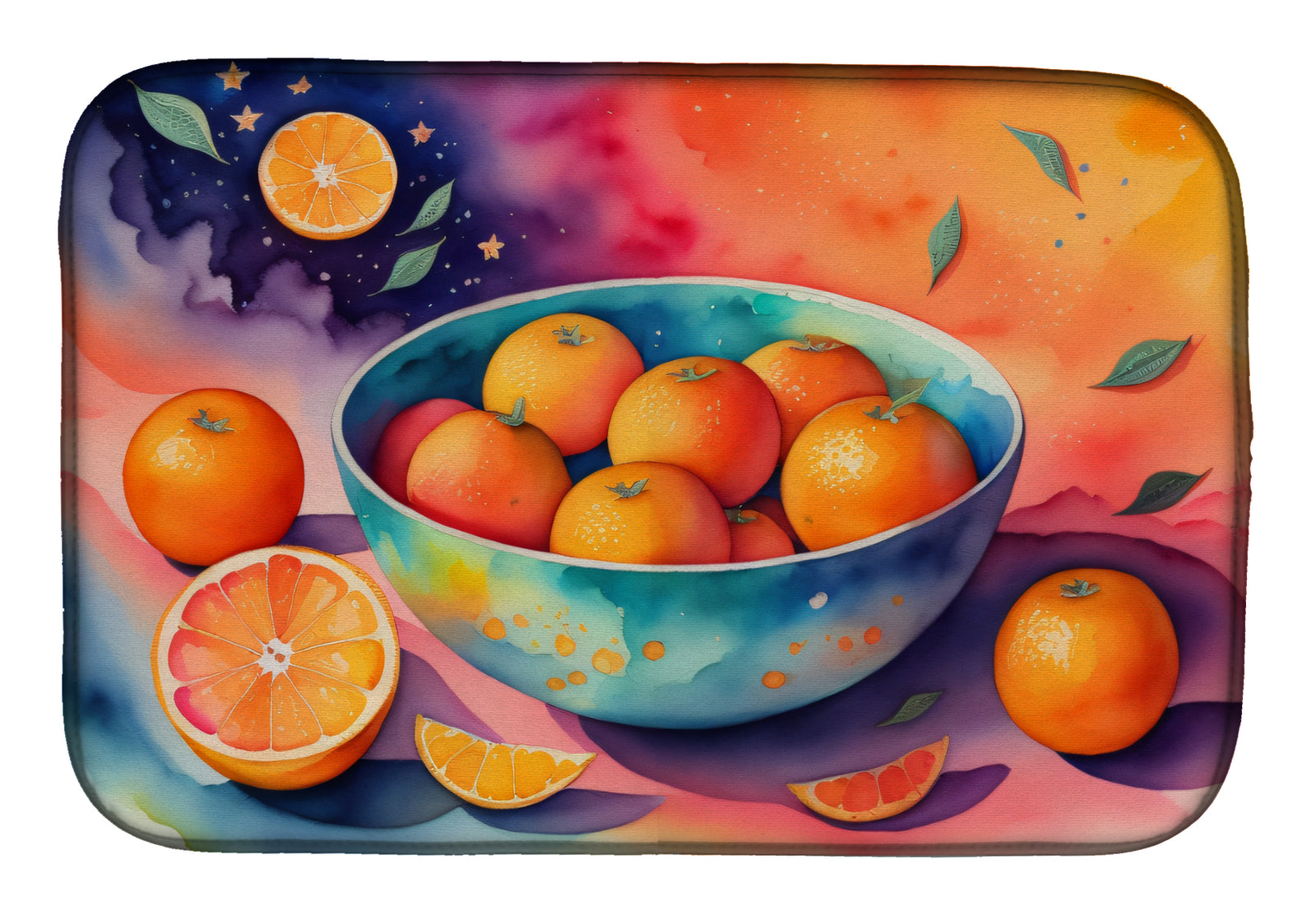 Buy this Colorful Oranges Dish Drying Mat