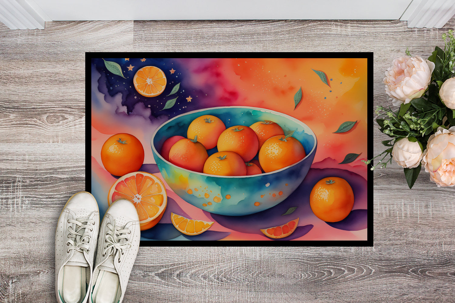 Buy this Colorful Oranges Doormat 18x27