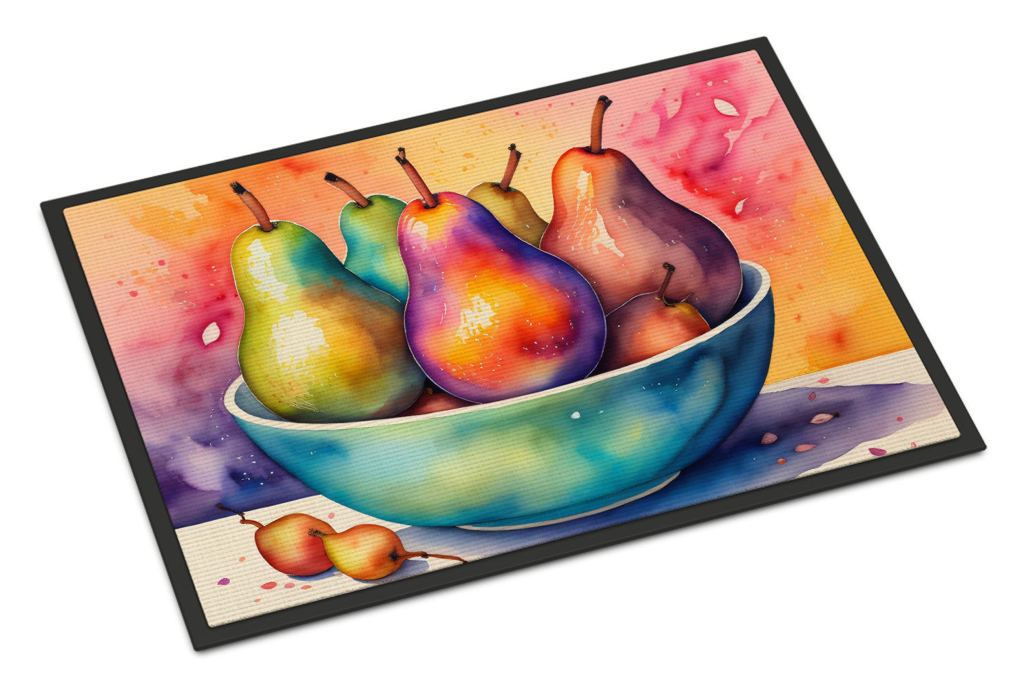 Buy this Colorful Pears Indoor or Outdoor Mat 24x36