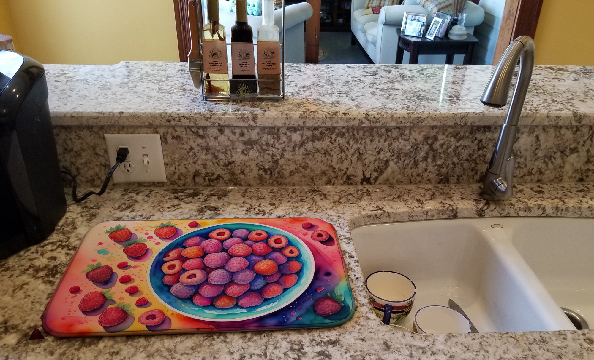 Buy this Colorful Raspberries Dish Drying Mat