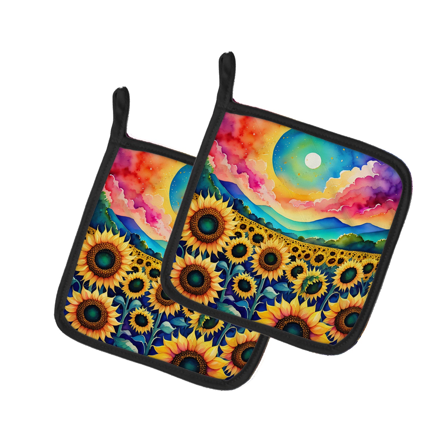 Buy this Colorful Sunflowers Pair of Pot Holders