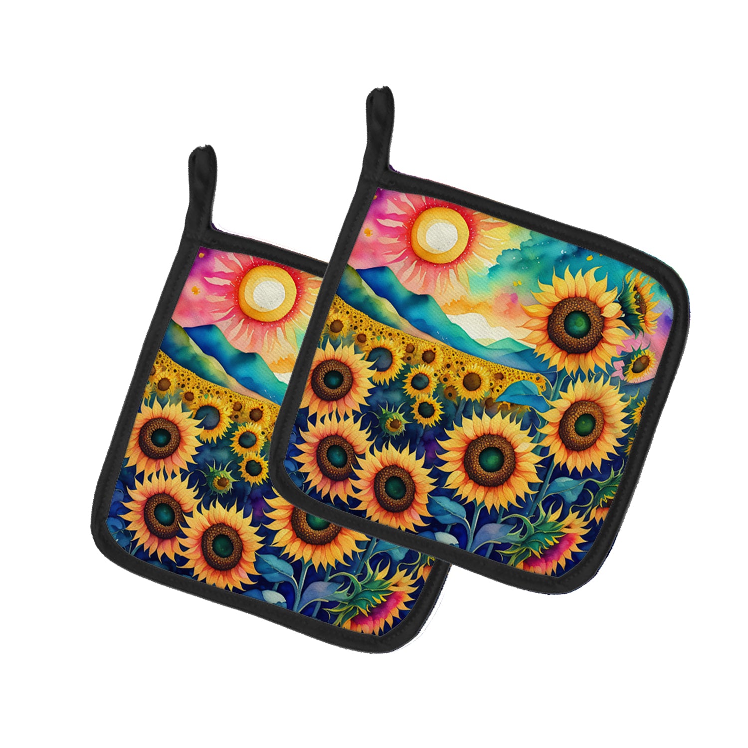 Buy this Colorful Sunflowers Pair of Pot Holders