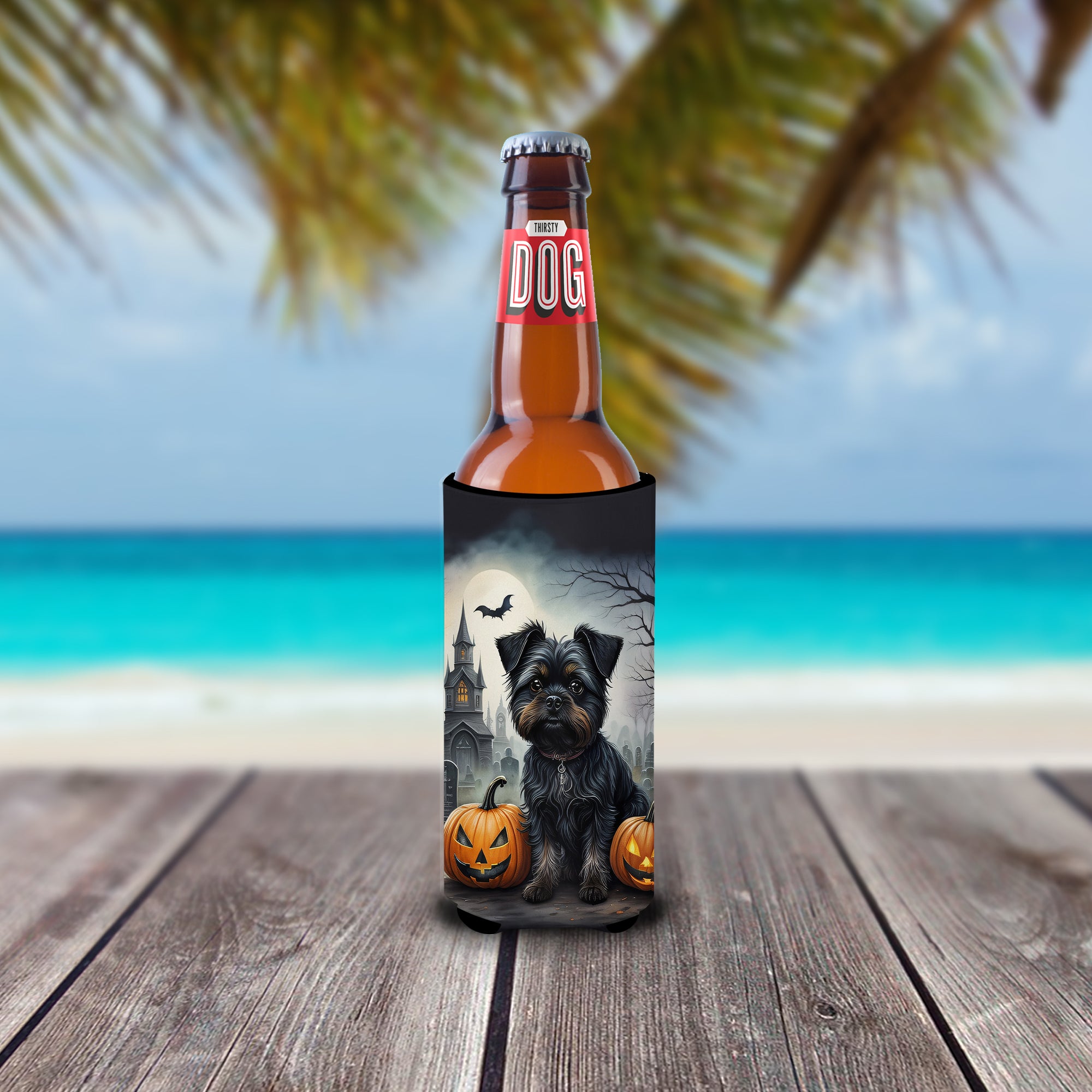 Buy this Affenpinscher Spooky Halloween Hugger for Ultra Slim Cans