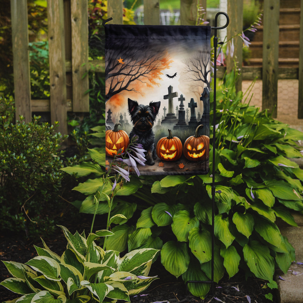 Affenpinscher Spooky Halloween Garden Flag  the-store.com.