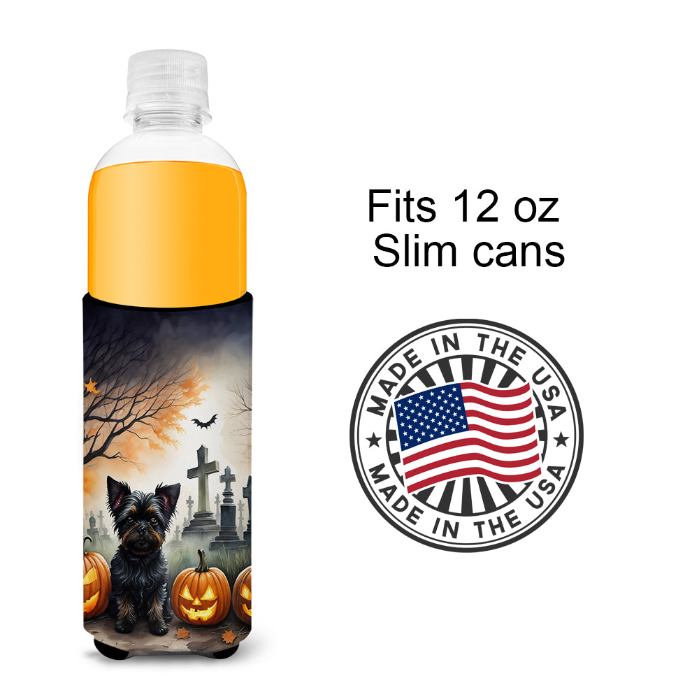 Affenpinscher Spooky Halloween Hugger for Ultra Slim Cans