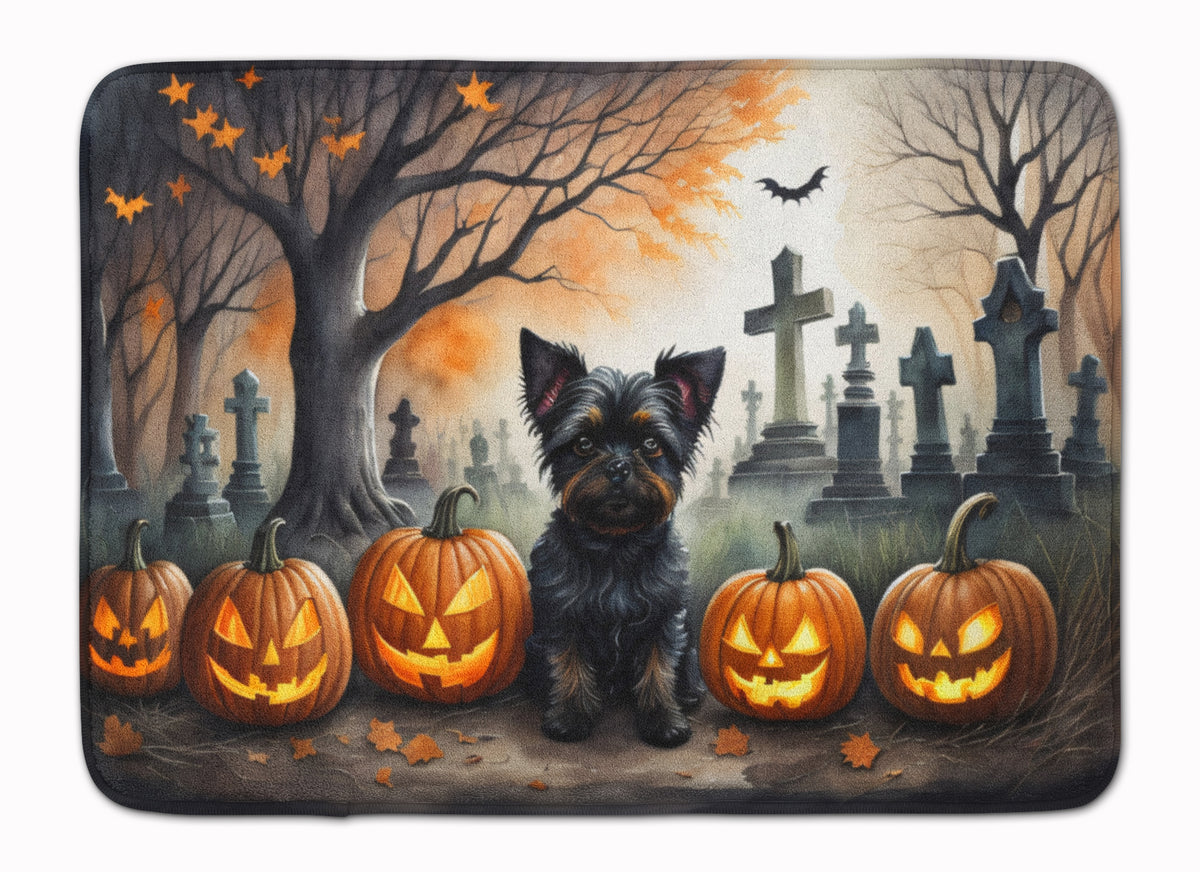 Buy this Affenpinscher Spooky Halloween Memory Foam Kitchen Mat