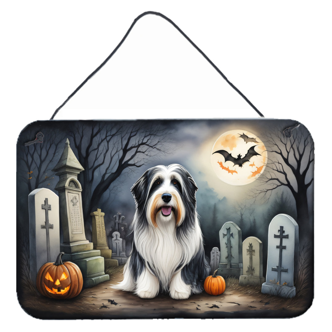 Buy this Bearded Collie Spooky Halloween Wall or Door Hanging Prints