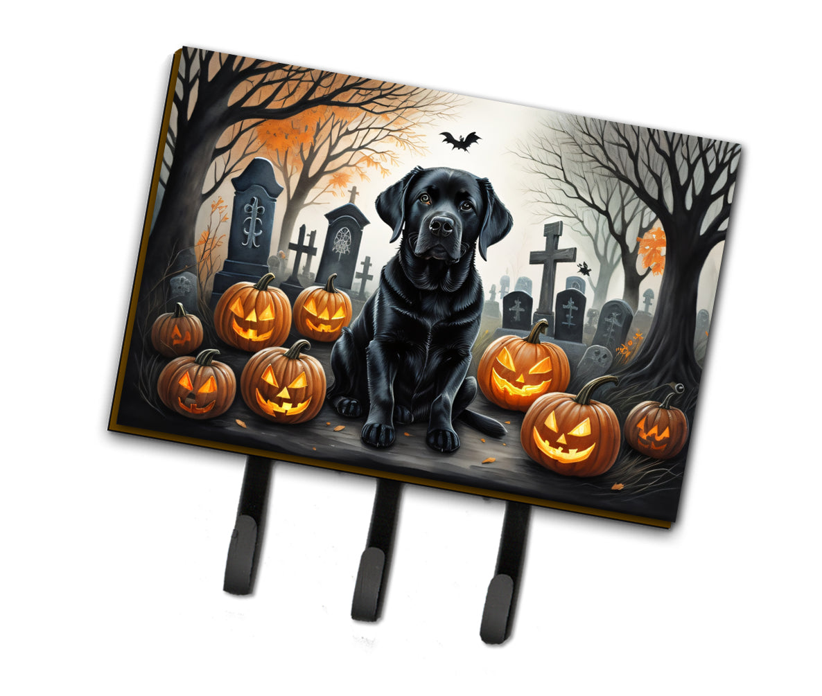 Buy this Black Labrador Retriever Spooky Halloween Leash or Key Holder