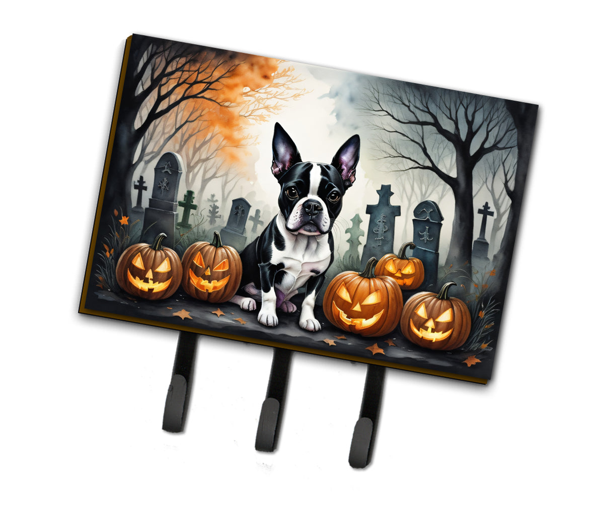 Buy this Boston Terrier Spooky Halloween Leash or Key Holder