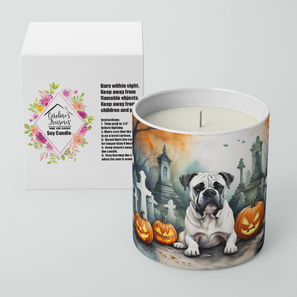 Boxer Spooky Halloween Decorative Soy Candle