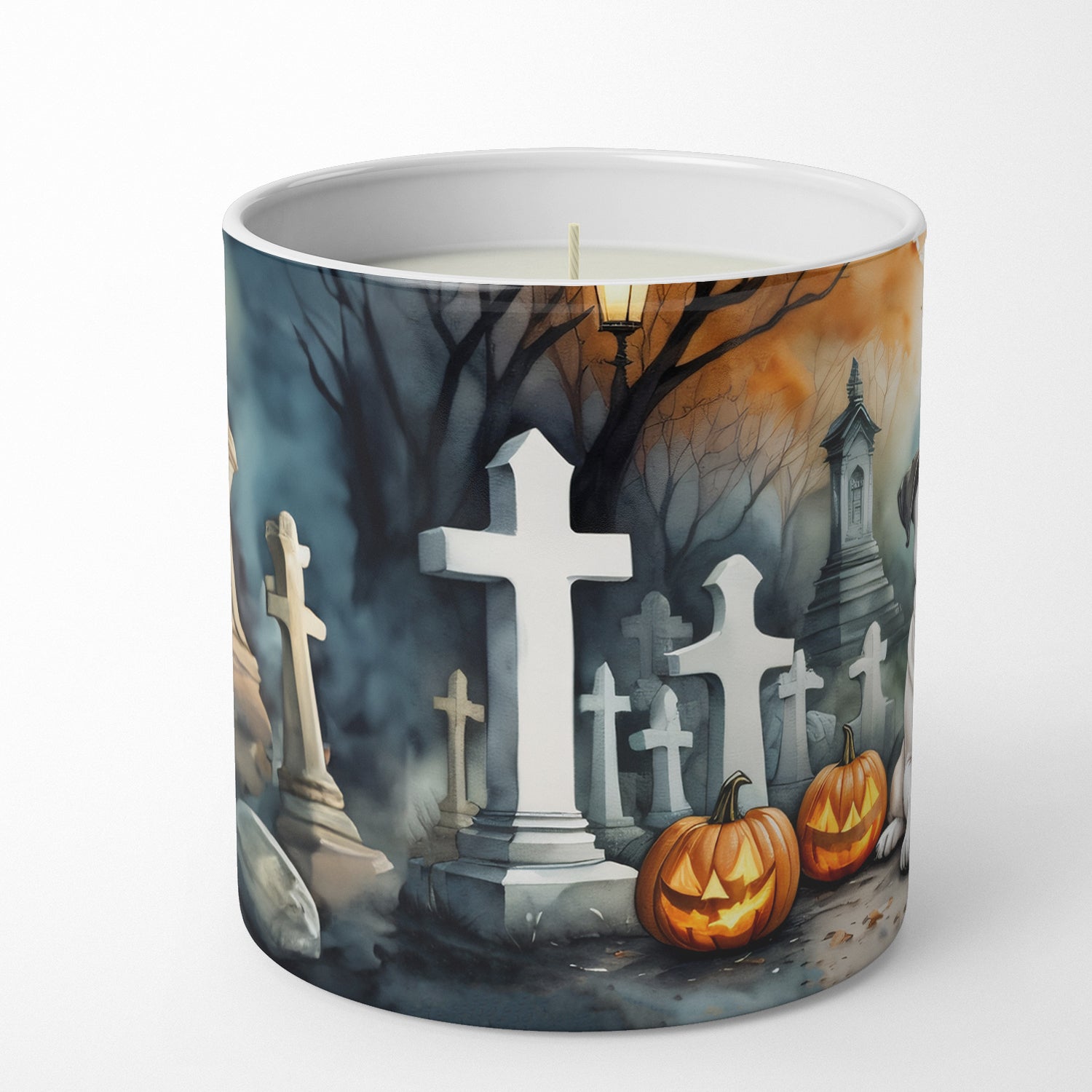 Boxer Spooky Halloween Decorative Soy Candle